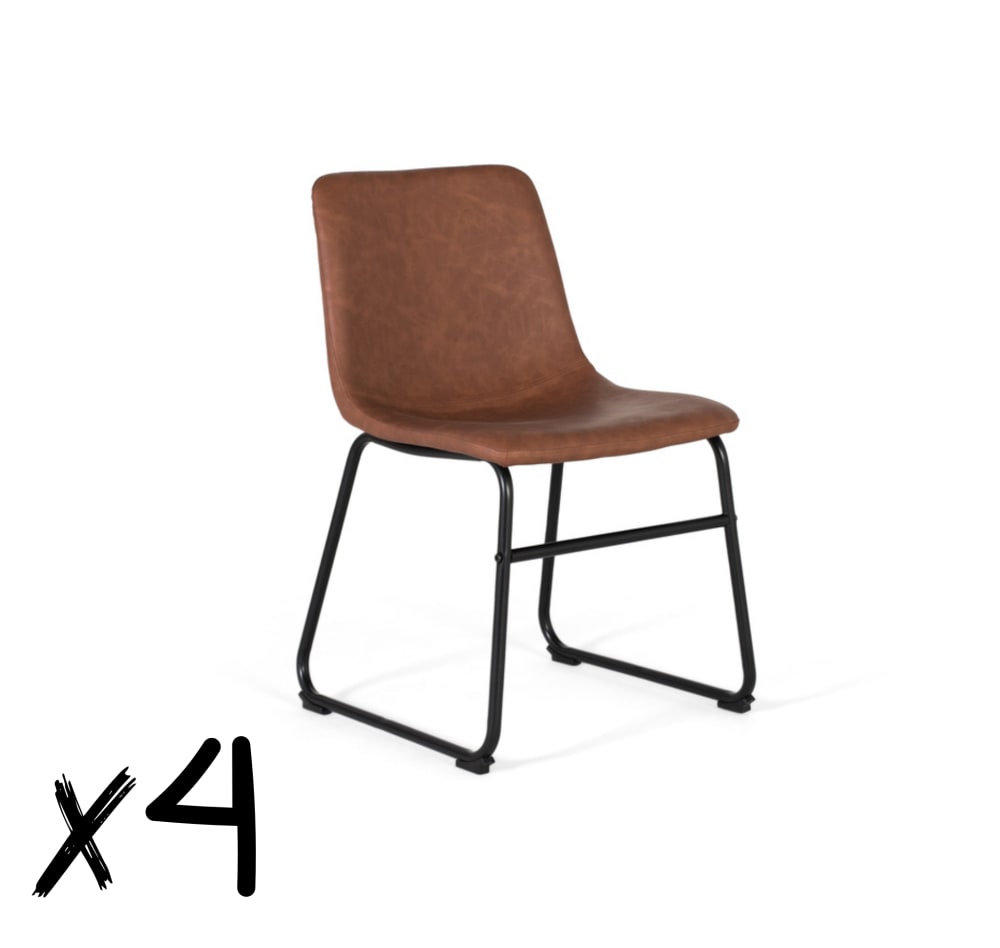 Wohnli Möbelsuche - 4er Set Stühle gepolstert und gepolstert