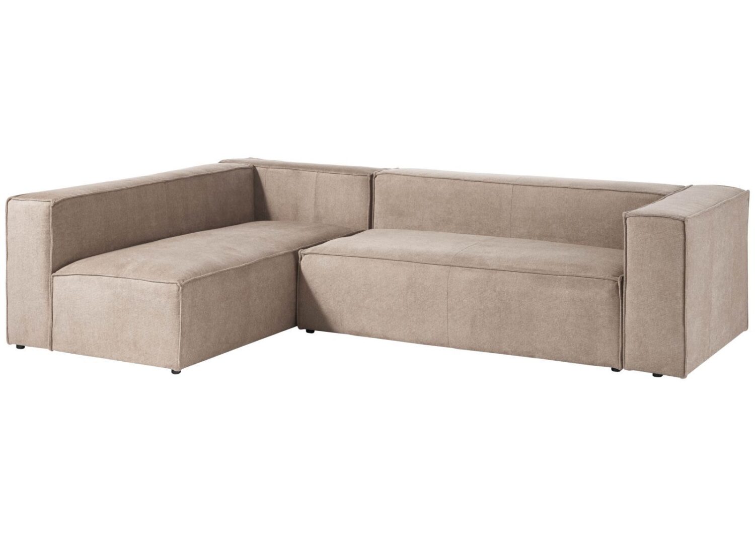 Ecksofa modular 175x92x64 beige BRUGGE Massivmoebel24 DE Möbel/Sofas/Ecksofas Beige B:175, H:64, T:92