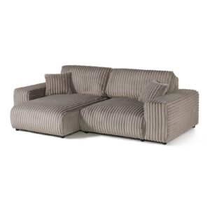 wohnli-moebel-suche-68-920-100-0240-1 Ecksofa Cord Velours 237x144x79 grau PAULINA Massivmoebel24 DE Möbel/Sofas/Ecksofas Grau B:237, H:79, T:144
