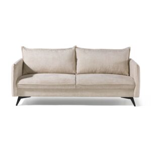Wohnli Möbelsuche - Sofa 3-Sitzer Chenille 199x100x86 beige OLIVIA