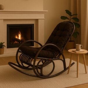 wohnli-moebel-suche-800000414818-1 SCHAUKELSTUHL Braun Holz MCW Möbel > Sessel > Relaxsessel Braun