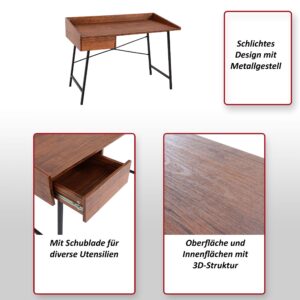 wohnli-moebel-suche-800000414856-1 KONSOLENTISCH eckig Braun Holz MCW Möbel > Kommoden & Schubladenschränke > Konsolentische Braun