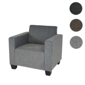 wohnli-moebel-suche-800000414922-1 LOUNGESESSEL Grau Textil MCW Möbel > Sessel > Polstersessel Grau
