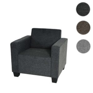 wohnli-moebel-suche-800000414939-1 LOUNGESESSEL Anthrazit Textil MCW Möbel > Sessel > Polstersessel Anthrazit