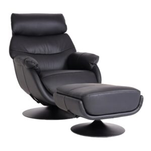 wohnli-moebel-suche-800000414944 Wohnli Möbelsuche - RELAXSESSEL MIT HOCKER Schwarz