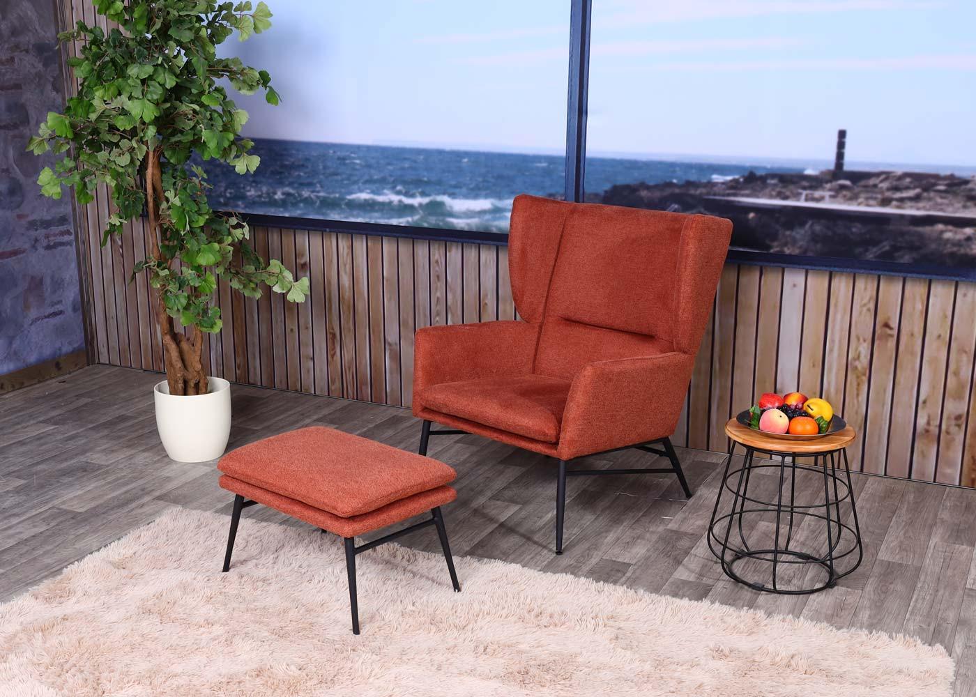 wohnli-moebel-suche-800000414990-1 LOUNGE-SESSEL Braun Textil MCW Möbel > Sessel > Polstersessel Braun