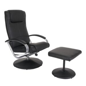 wohnli-moebel-suche-800000415016 Wohnli Möbelsuche - RELAXSESSEL MIT HOCKER Schwarz