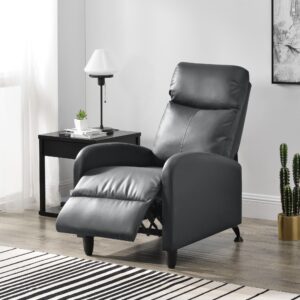 POLSTERSESSEL Bregenz Kunstleder Grau Textil [en.casa] Möbel > Sessel > Polstersessel Grau