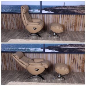 wohnli-moebel-suche-800000415082-1 RELAXSESSEL MIT HOCKER taupe Textil MCW Möbel > Sessel > Relaxsessel Taupe