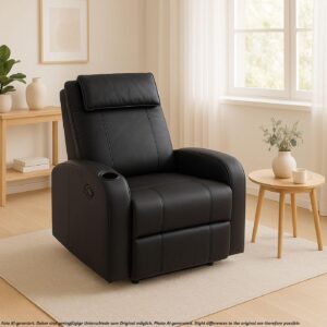 wohnli-moebel-suche-800000415104-1 RELAXSESSEL Schwarz Textil MCW Möbel > Sessel > Polstersessel Schwarz