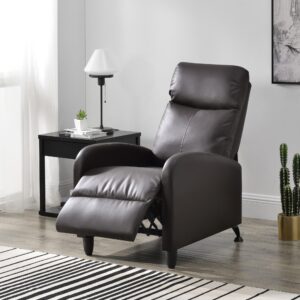 POLSTERSESSEL Bregenz Kunstleder Braun Textil [en.casa] Möbel > Sessel > Polstersessel Braun