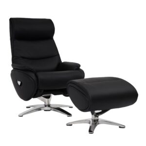 wohnli-moebel-suche-800000415117 Wohnli Möbelsuche - RELAXSESSEL MIT HOCKER Schwarz
