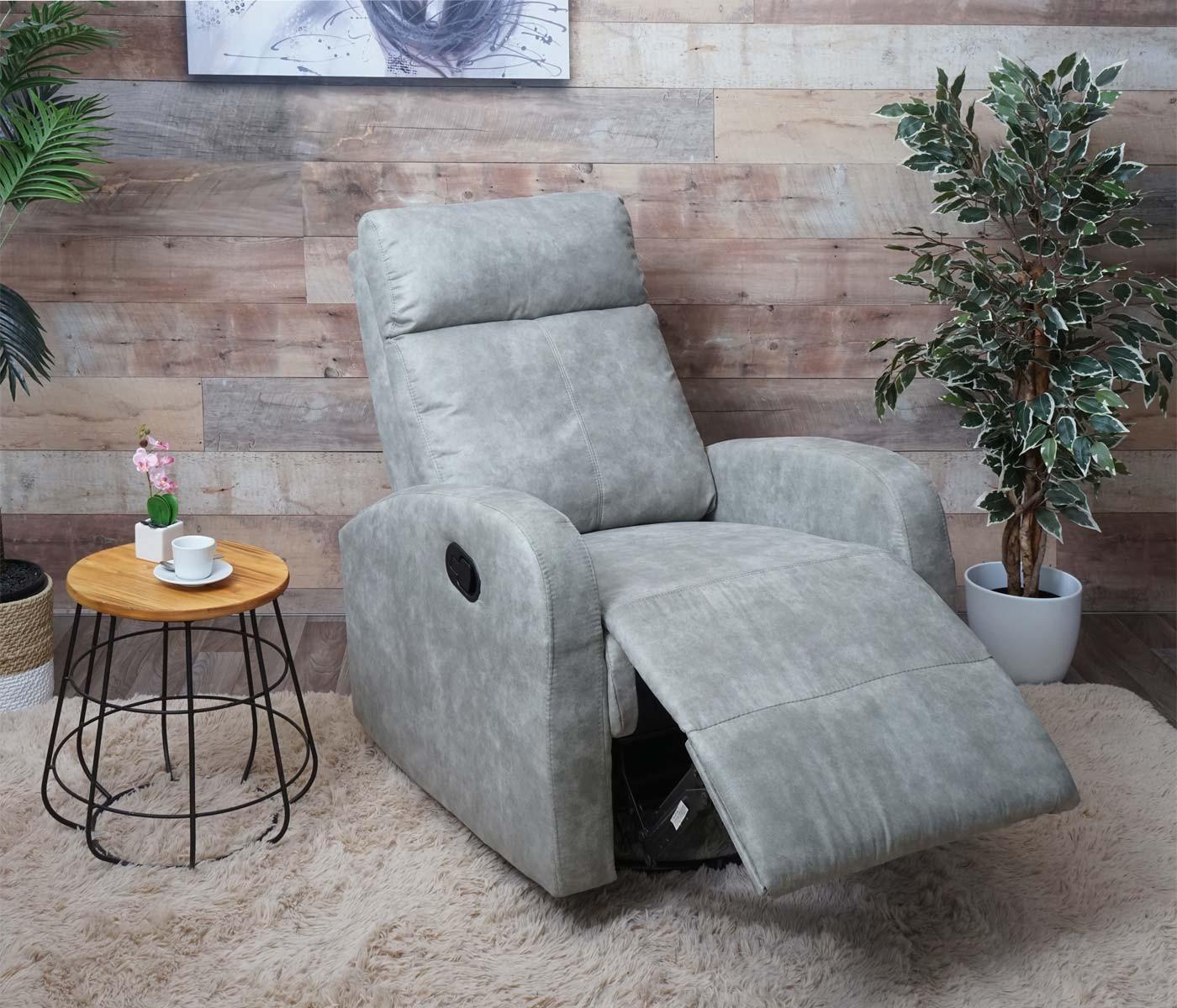 wohnli-moebel-suche-800000415133-1 FERNSEHSESSEL PREMIUM Hellgrau Textil MCW Möbel > Sessel > Polstersessel Grau