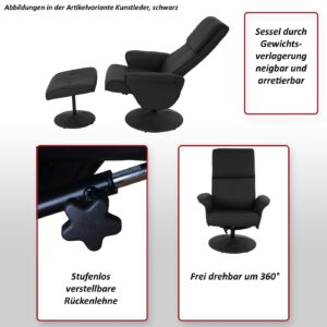 wohnli-moebel-suche-800000415160-1 RELAXSESSEL Hellgrau Textil MCW Möbel > Sessel > Relaxsessel Grau