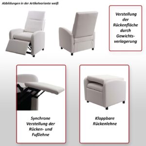 wohnli-moebel-suche-800000415197-1 RELAXSESSEL Schwarz Textil MCW Möbel > Sessel > Relaxsessel Schwarz