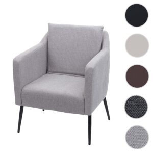 wohnli-moebel-suche-800000415204-1 RELAXSESSEL H93A Hellgrau Textil MCW Möbel > Sessel > Polstersessel Grau