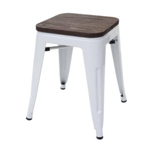 wohnli-moebel-suche-800000415497 Wohnli Möbelsuche - HOCKER INKL. HOLZ-SITZFLÄCHE Weiß