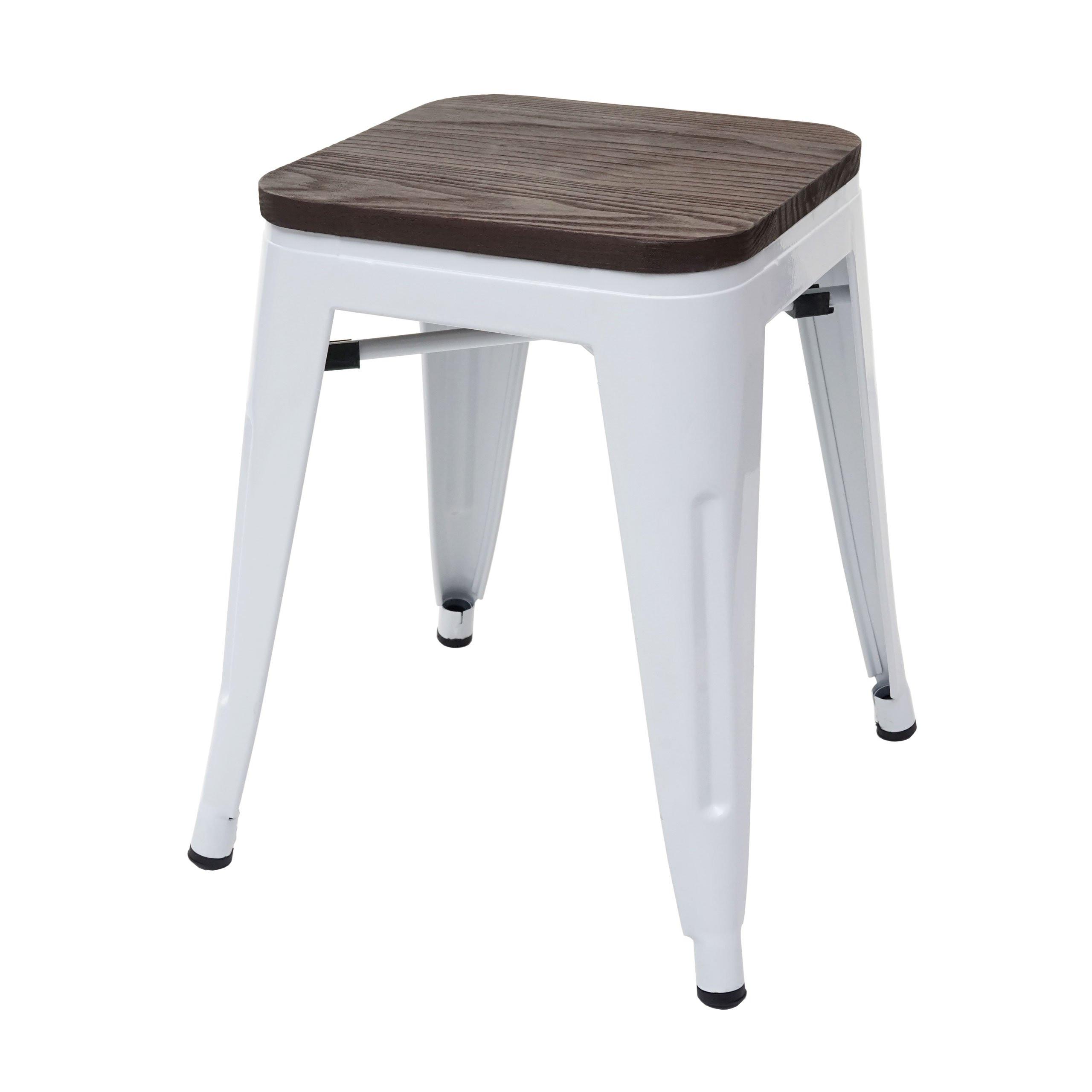 wohnli-moebel-suche-800000415497 Wohnli Möbelsuche - HOCKER INKL. HOLZ-SITZFLÄCHE Weiß