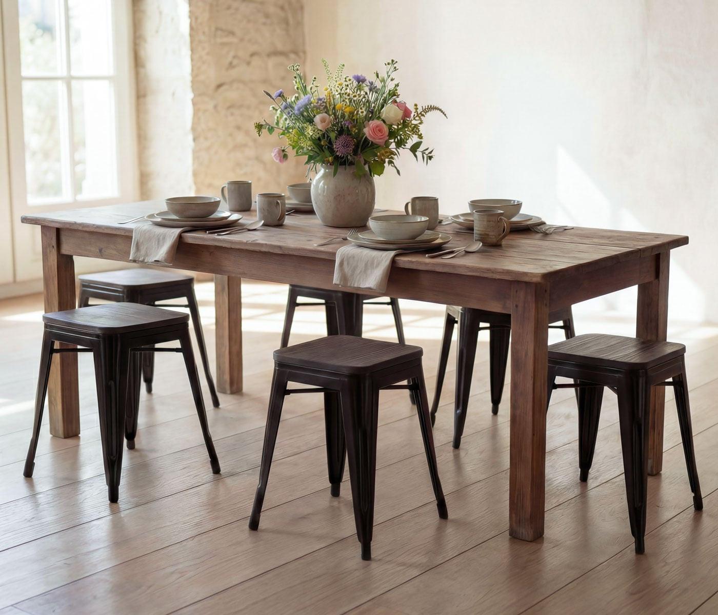 wohnli-moebel-suche-800000415516-1 HOCKER HOLZ-SITZFLÄCHE Schwarz Holz MCW Möbel > Sessel > Hocker Schwarz