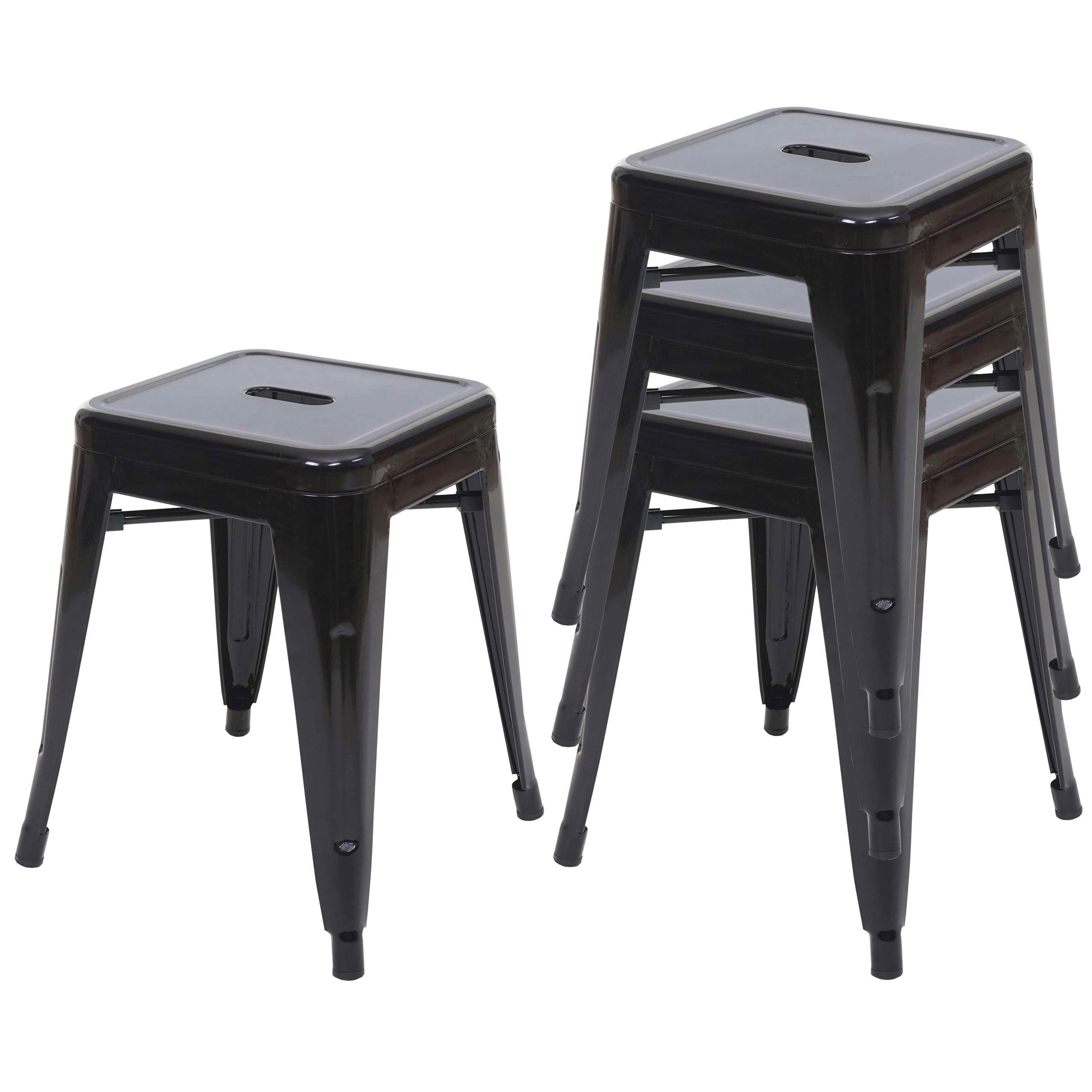wohnli-moebel-suche-800000416740 Wohnli Möbelsuche - HOCKER Schwarz 4er-Set