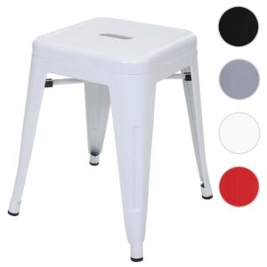 wohnli-moebel-suche-800000417331-1 HOCKER METALL Reinweiß Metall MCW Möbel > Sessel > Hocker Weiß