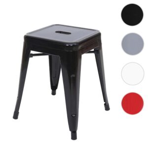 wohnli-moebel-suche-800000417336-1 HOCKER METALL Schwarz Metall MCW Möbel > Sessel > Hocker Schwarz