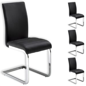 wohnli-moebel-suche-800000422441 Wohnli Möbelsuche - SCHWINGSTUHL LETICIA 4er-Set schwarz