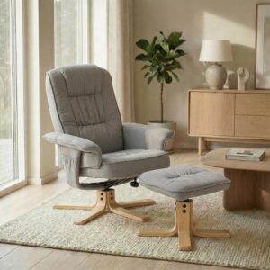 RELAXSESSELSET CHARLY Textil IDIMEX Möbel > Sessel > Relaxsessel Grau