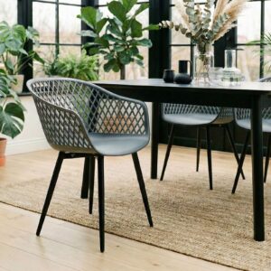 wohnli-moebel-suche-800000422715-1 GARTENSTUHL MEDEIRA 4er-Set anthrazit Textil IDIMEX Garten & Outdoor > Gartenmöbel > Gartenstühle Anthrazit