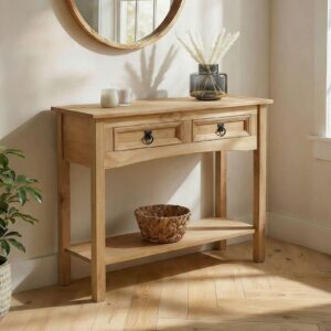 KONSOLENTISCH SALSA natur Holz CARO-Möbel Möbel > Kommoden & Schubladenschränke > Konsolentische Braun