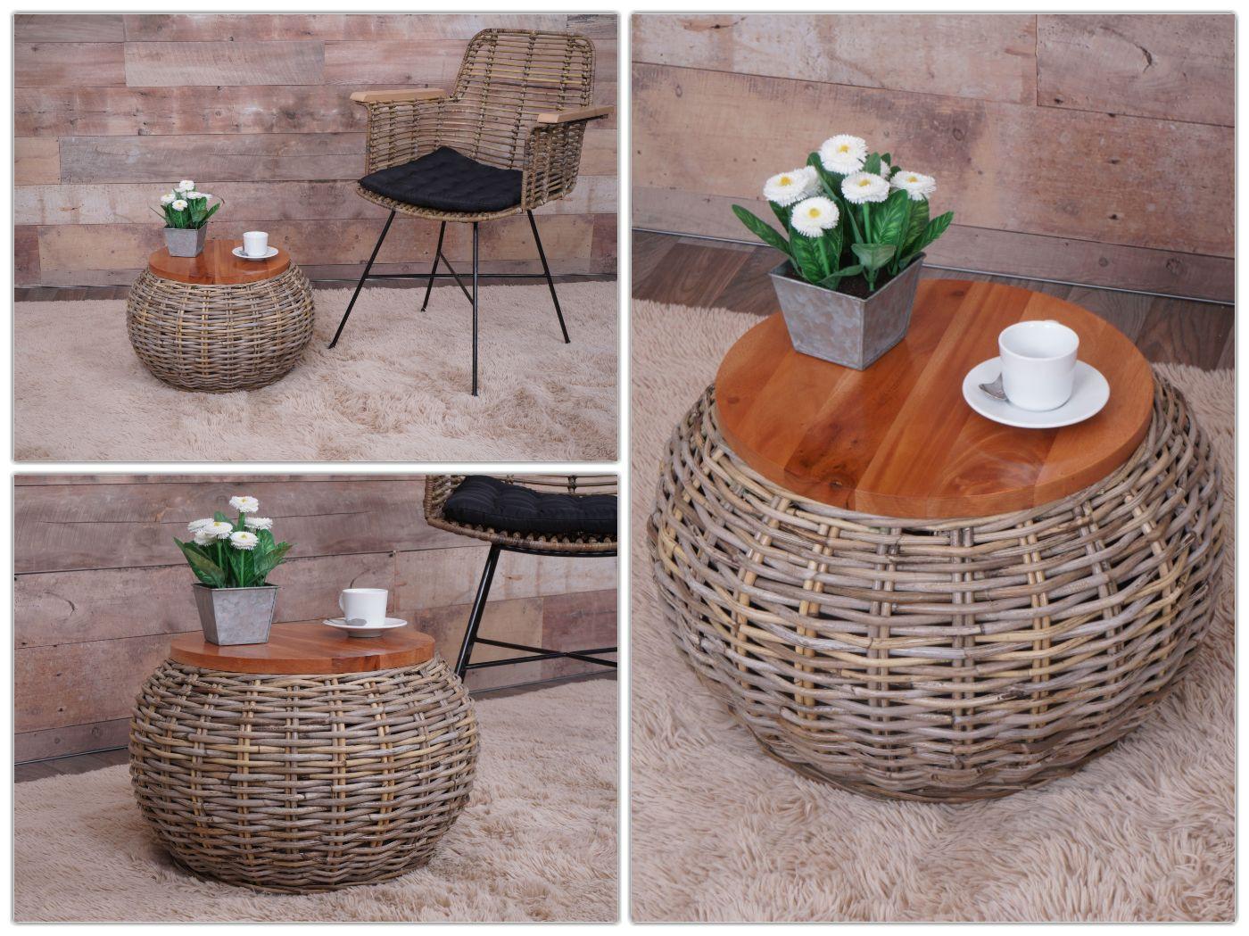 wohnli-moebel-suche-800000445778-1 BEISTELLTISCH rund Braun Holz MCW Möbel > Tische > Beistelltische Braun