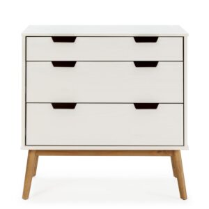wohnli-moebel-suche-800000461173-1 KOMMODE 80/83/40 Baku Weiß Holz Möbel > Kommoden & Schubladenschränke > Kommoden Weiß