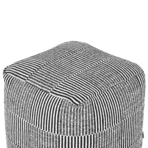 POUF Pandran 40/40/40 cm Textil Beliani Möbel > Bänke > Sitzbänke Schwarz