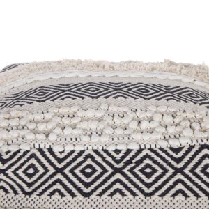wohnli-moebel-suche-800000463129-1 POUF Kanam 50/50/50 cm Textil Beliani Möbel > Bänke > Sitzbänke Weiß