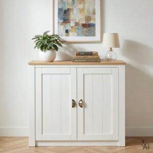 KOMMODE BOLTON weiß/braun Holz IDIMEX Möbel > Kommoden & Schubladenschränke > Kommoden Weiß