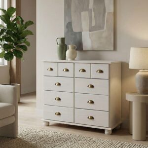 wohnli-moebel-suche-800000463657-1 APOTHEKERKOMMODE COLMAR weiß Holz IDIMEX Möbel > Kommoden & Schubladenschränke > Kommoden Weiß