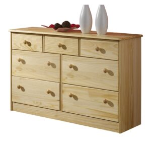 KOMMODE RONDO natur Holz IDIMEX Möbel > Kommoden & Schubladenschränke > Kommoden Braun