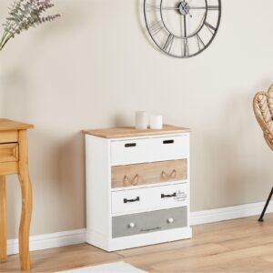 wohnli-moebel-suche-800000463719-1 KOMMODE SALVA weiß Holz CARO-Möbel Möbel > Kommoden & Schubladenschränke > Kommoden Weiß