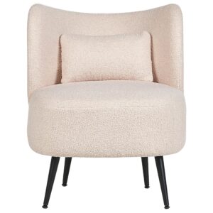 wohnli-moebel-suche-800000464314-1 SESSEL BOUCLE Beige Otsby Textil Beliani Möbel > Sessel > Polstersessel Beige