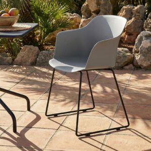 wohnli-moebel-suche-800000464958-1 GARTENSTÜHLE FORO 4er-Set grau Textil IDIMEX Garten & Outdoor > Gartenmöbel > Gartenstühle Grau