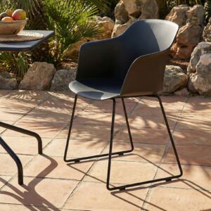GARTENSTÜHLE FORO 4er-Set schwarz Textil IDIMEX Garten & Outdoor > Gartenmöbel > Gartenstühle Schwarz