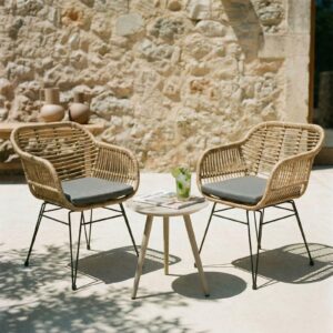 wohnli-moebel-suche-800000464966-1 GARTENSTUHL PARAMO 2er-Set braun Metall, Textil IDIMEX Garten & Outdoor > Gartenmöbel > Gartenstühle Braun