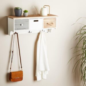 wohnli-moebel-suche-800000464994-1 WANDGARDEROBE SALVA weiß Holz CARO-Möbel Garderoben > Garderobenhaken Weiß
