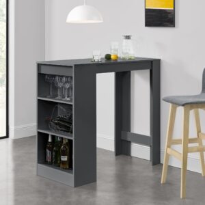 BARTISCH Kouvala Holzwerkstoff [en.casa] Möbel > Tische > Bartische Grau