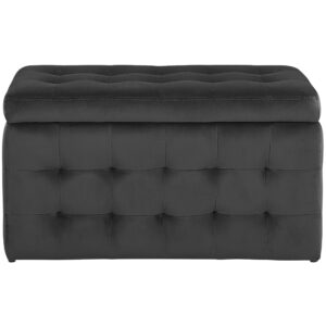 wohnli-moebel-suche-800000469473-1 TRUHENBANK Michigan 42/72/40 cm Textil Beliani Möbel > Bänke > Sitzbänke Grau