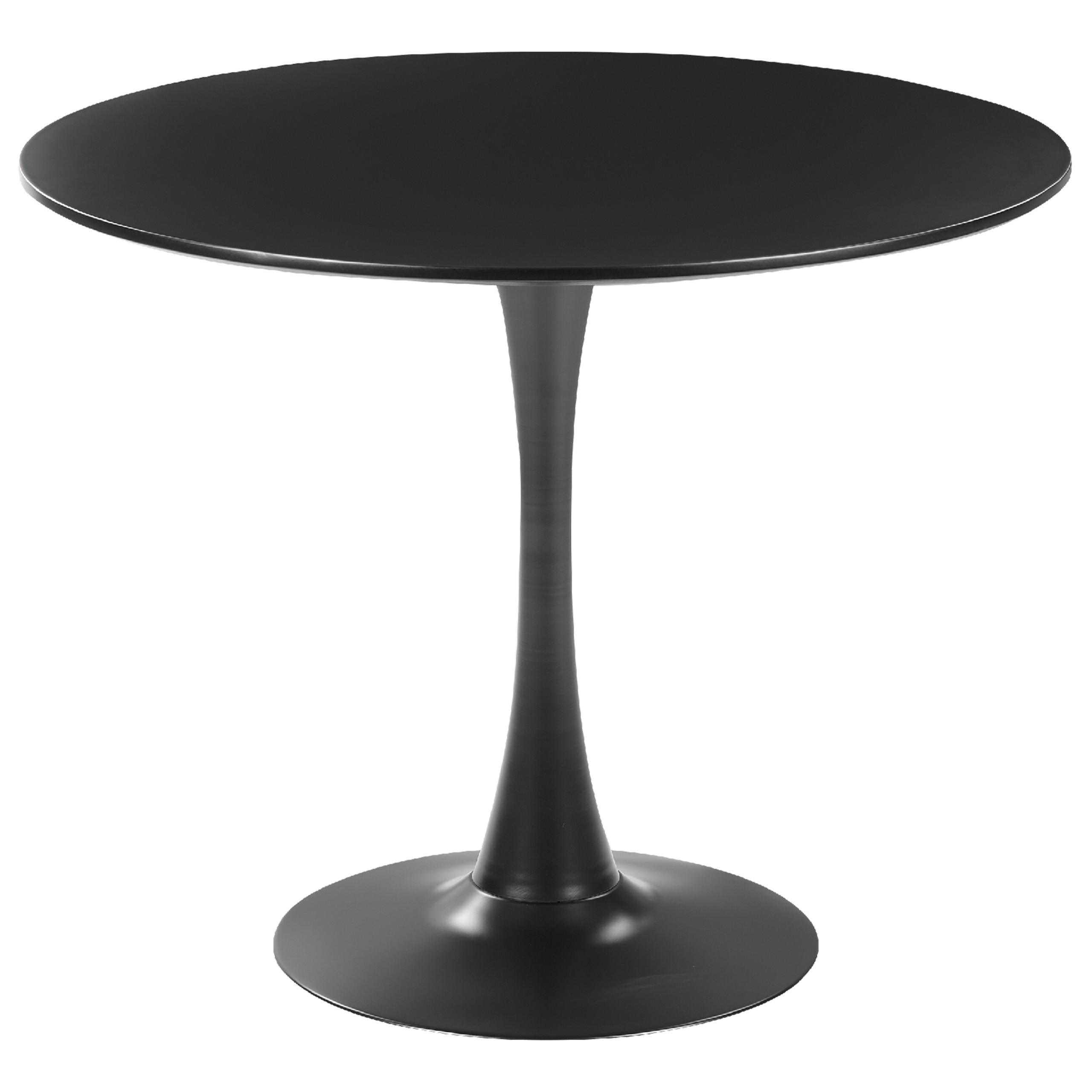 wohnli-moebel-suche-800000470698 Wohnli Möbelsuche - ESSTISCH 90/90/73 cm Schwarz Rund Boca