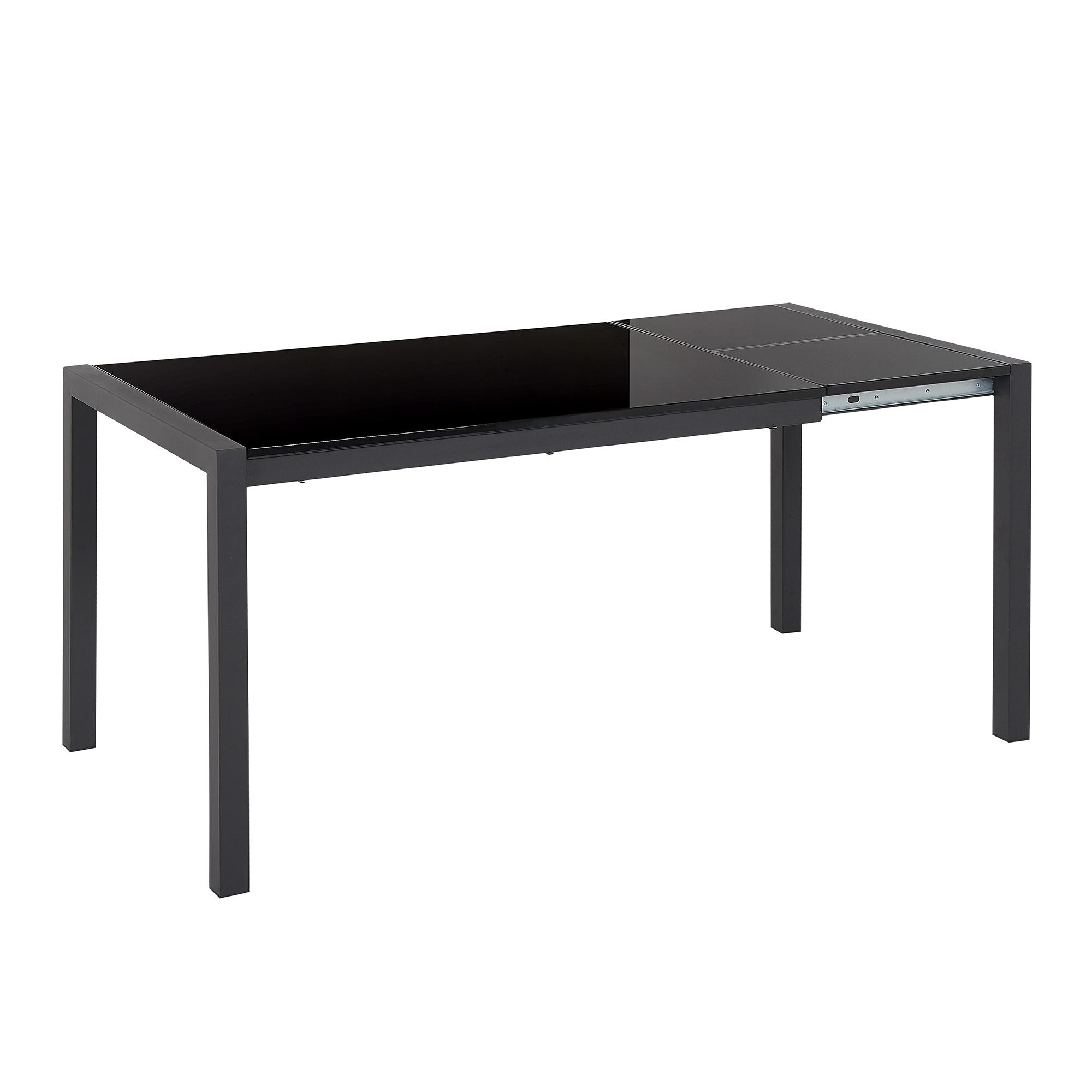wohnli-moebel-suche-800000470734 Wohnli Möbelsuche - ESSTISCH 120-160/80/75 cm Schwarz Rechteckig Granada