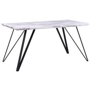 wohnli-moebel-suche-800000470744 Wohnli Möbelsuche - ESSTISCH 150/80/75 cm Weiß schwarz Rechteckig Molden