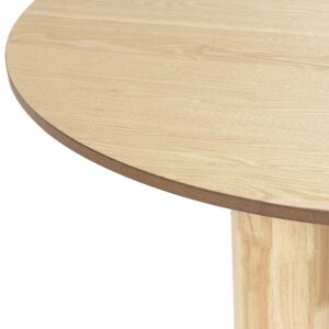 wohnli-moebel-suche-800000470763-1 ESSTISCH 120/76 cm Hellbraun Rund Orin Holzwerkstoff Beliani Möbel > Tische > Esstische Braun