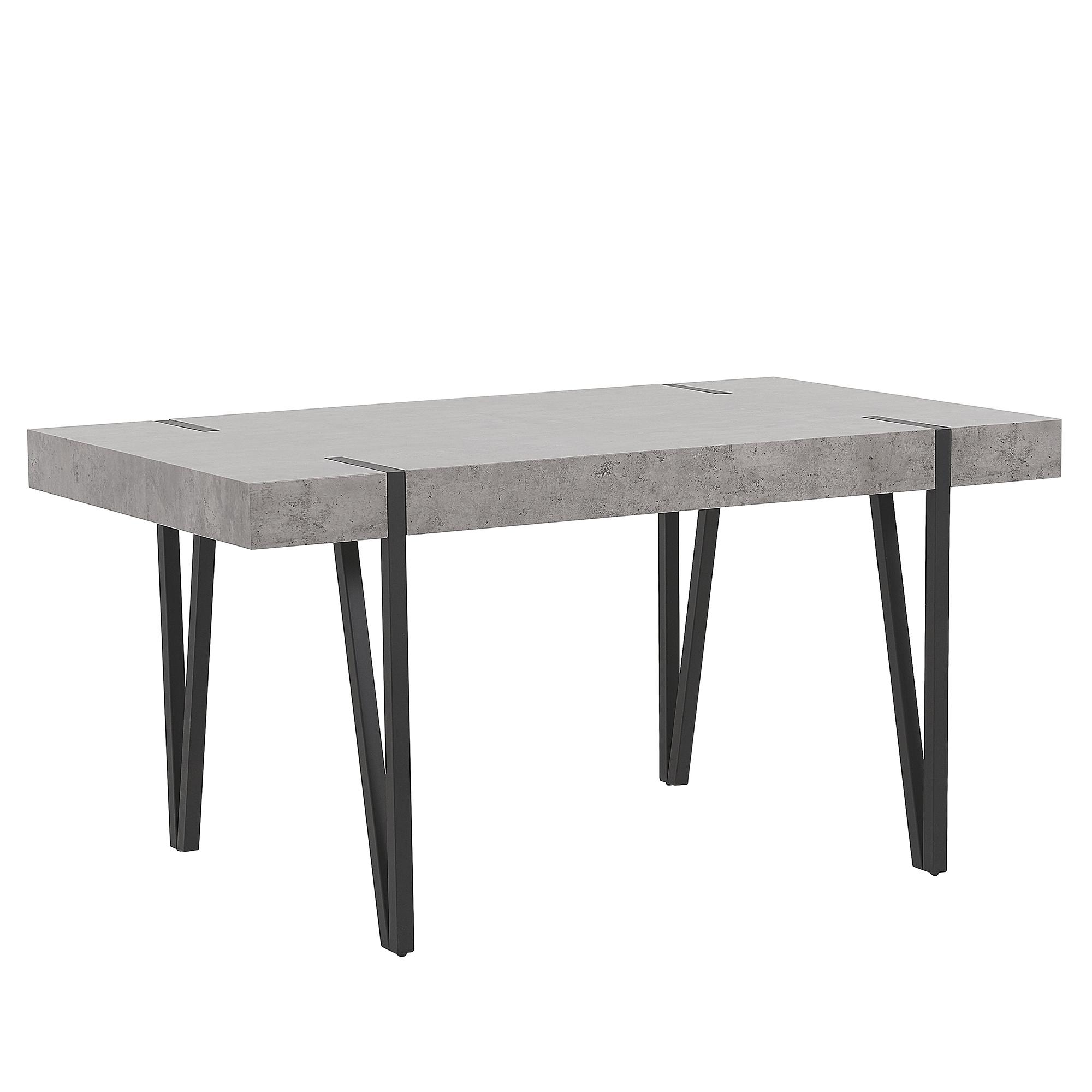 wohnli-moebel-suche-800000470789 Wohnli Möbelsuche - ESSTISCH 150/90/75 cm Hellgrau Rechteckig Adena